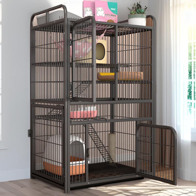 猫笼子猫笼别墅超大空间三层自由家用猫房子猫屋猫柜猫窝猫爬架