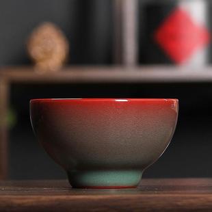 复古茶具 青瓷主人杯单杯龙泉手工陶瓷功夫茶杯品茗杯子茶碗盏中式