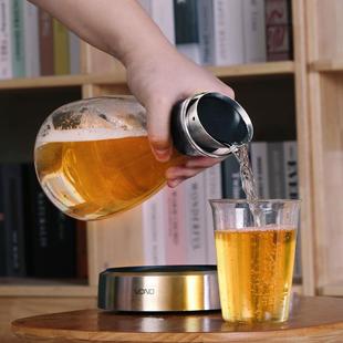 利快冰盅冷水壶玻璃耐高温大容量高端凉杯醒酒器果汁凉水壶家用