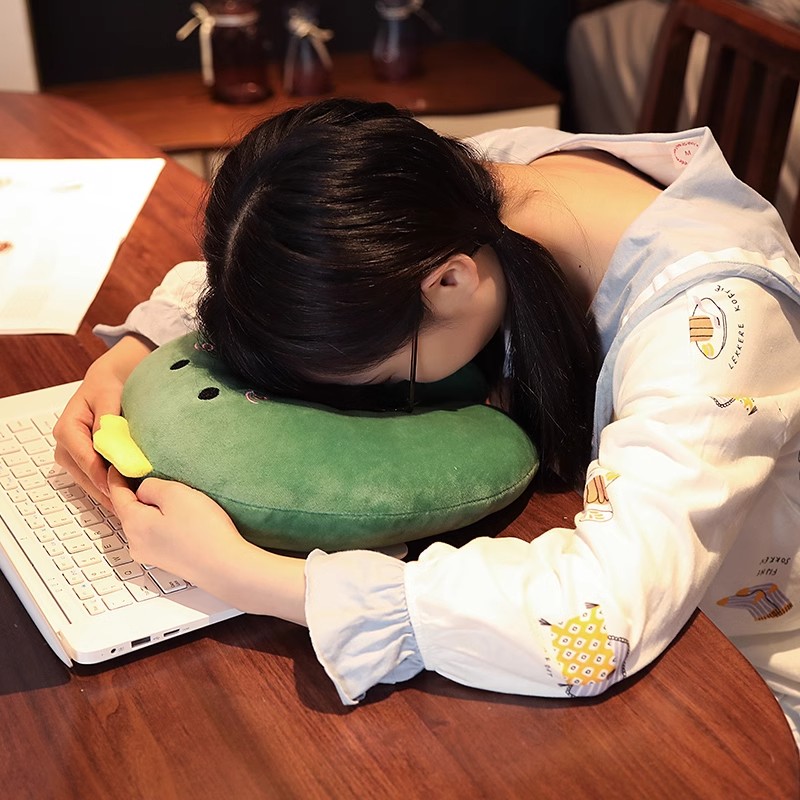 可爱便携式u型i枕飞机脖枕旅行枕靠枕乘车颈枕学生午睡枕午休睡觉
