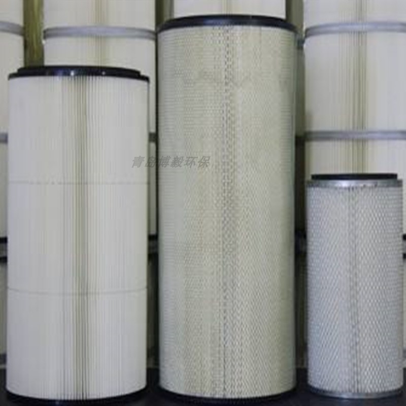 工业聚酯纤维除l尘滤筒除尘器收尘设备滤芯型号来样定制