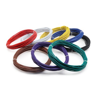 美标1007单芯线26 24 22 20 18 14AWG电路板焊接连接线单股电子线