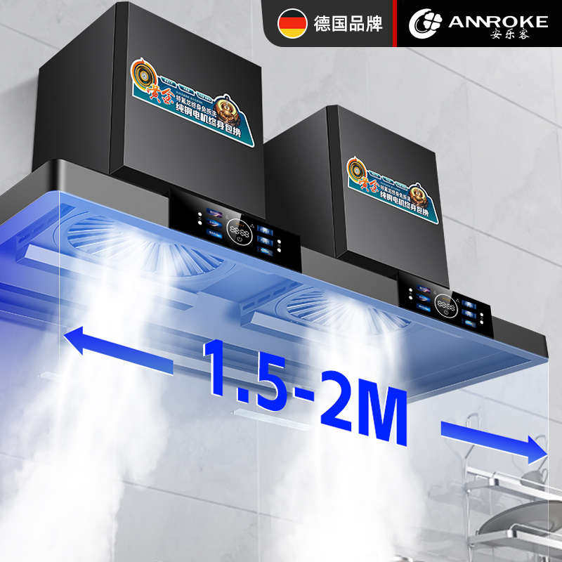 油烟机商用大功率饭店专用餐饮厨房大吸力农村柴火灶抽净化一体机