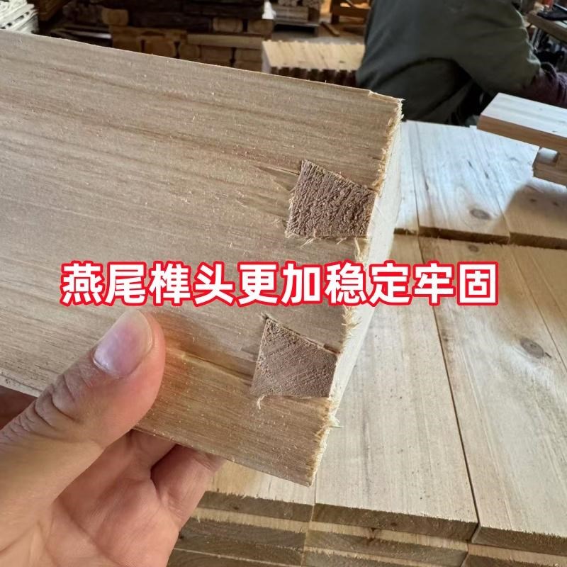 刺杉中蜂格子箱燕尾榫头杉木实木板材懒人土养蜜蜂箱板养蜂配件