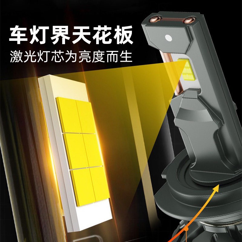 解放JH6重卡led前大灯货车近光远光雾灯超亮强光白光24V灯泡改装
