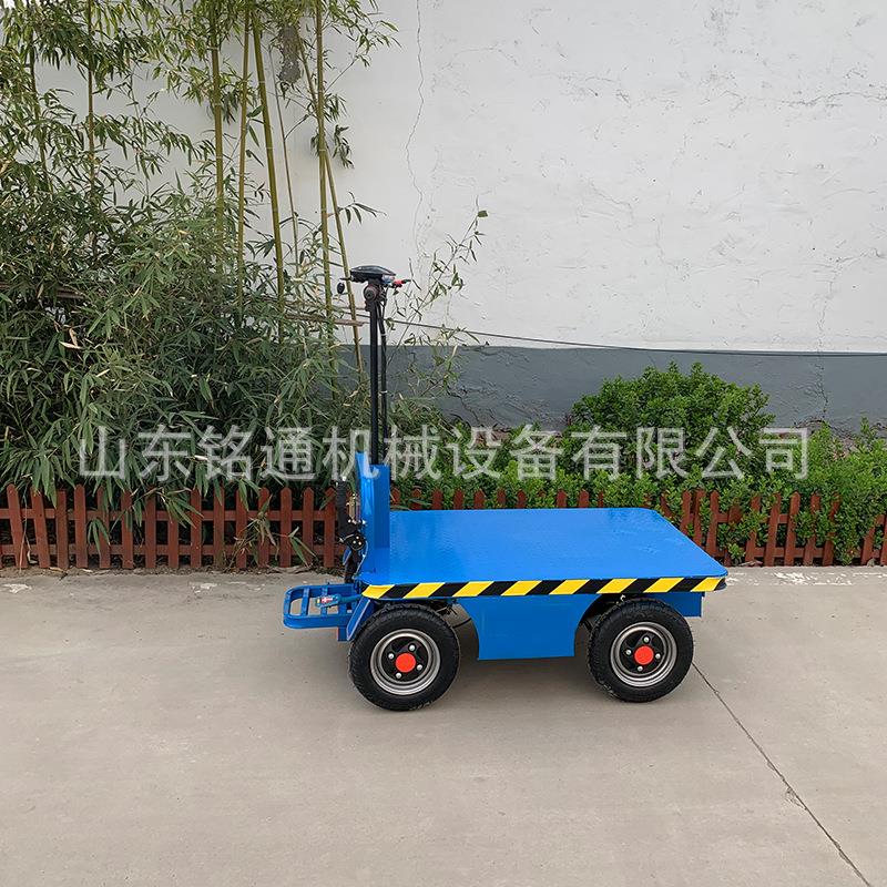 家用电动平板车 小型医用蓄电池手推车 仓库货物四轮搬运车