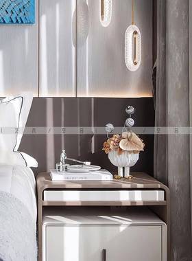 空合 现代轻奢面唱片机扩香创意摆件组合 样板间房间床头柜台饰品