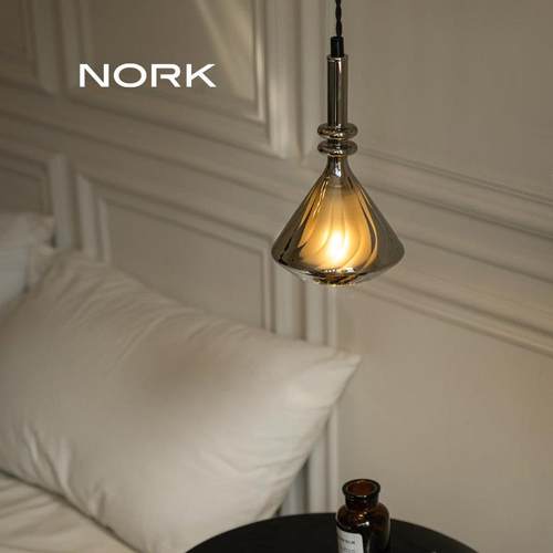 诺克珑床头灯高端客玲珑厅餐厅玻璃玲卧室窗吊小灯吧台氛围飘玄关