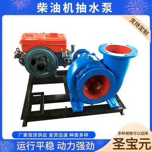 小型自吸泵 防汛排涝移动泵车大流量排涝柴油机抽水泵家用便捷式