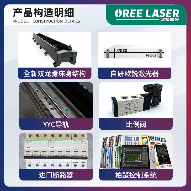 【折扣价】欧锐激光H型钢激光切割机工字钢管材切割大功率12000W