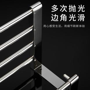 卫生间浴巾架挂钩置物架毛巾杆 浴室全铜毛巾架卫浴五金挂件套装
