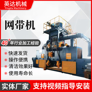 抛丸机厂家 铝模板压铸铝件大型网带通过式抛丸机全自动抛丸机