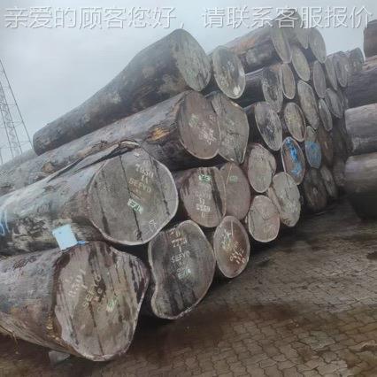 印尼菠筑萝格 巴新菠萝格 原木材 规格料EYC户板外园林 古建 庭