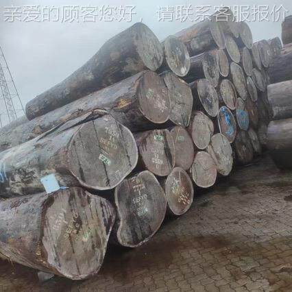 印尼菠筑萝格 巴新菠萝格 原木材 规格料EYC户板外园林 古建 庭