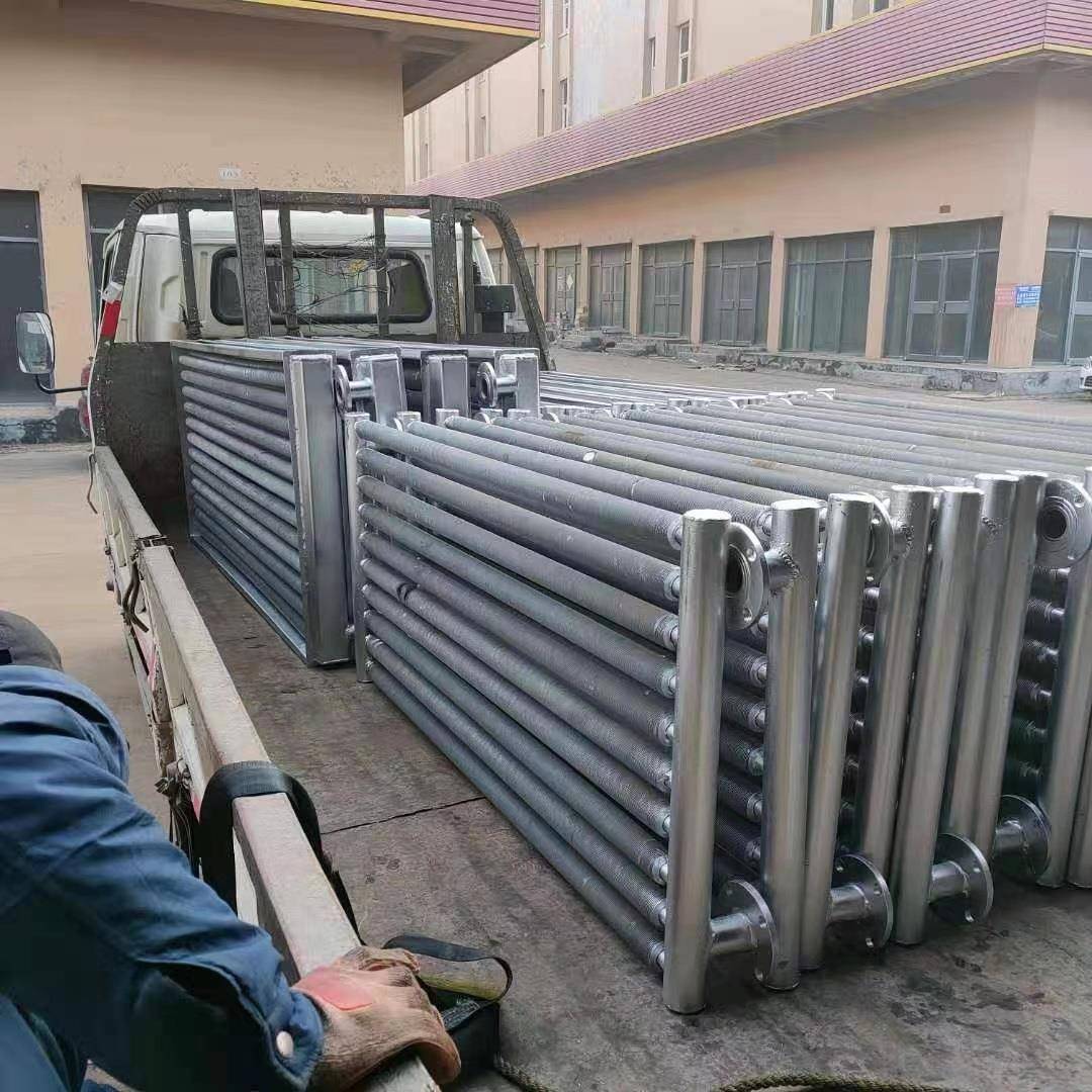 鑫烨烘干房用散热片工业烘干蒸汽采暖用钢管铜管铝翅片式散热器