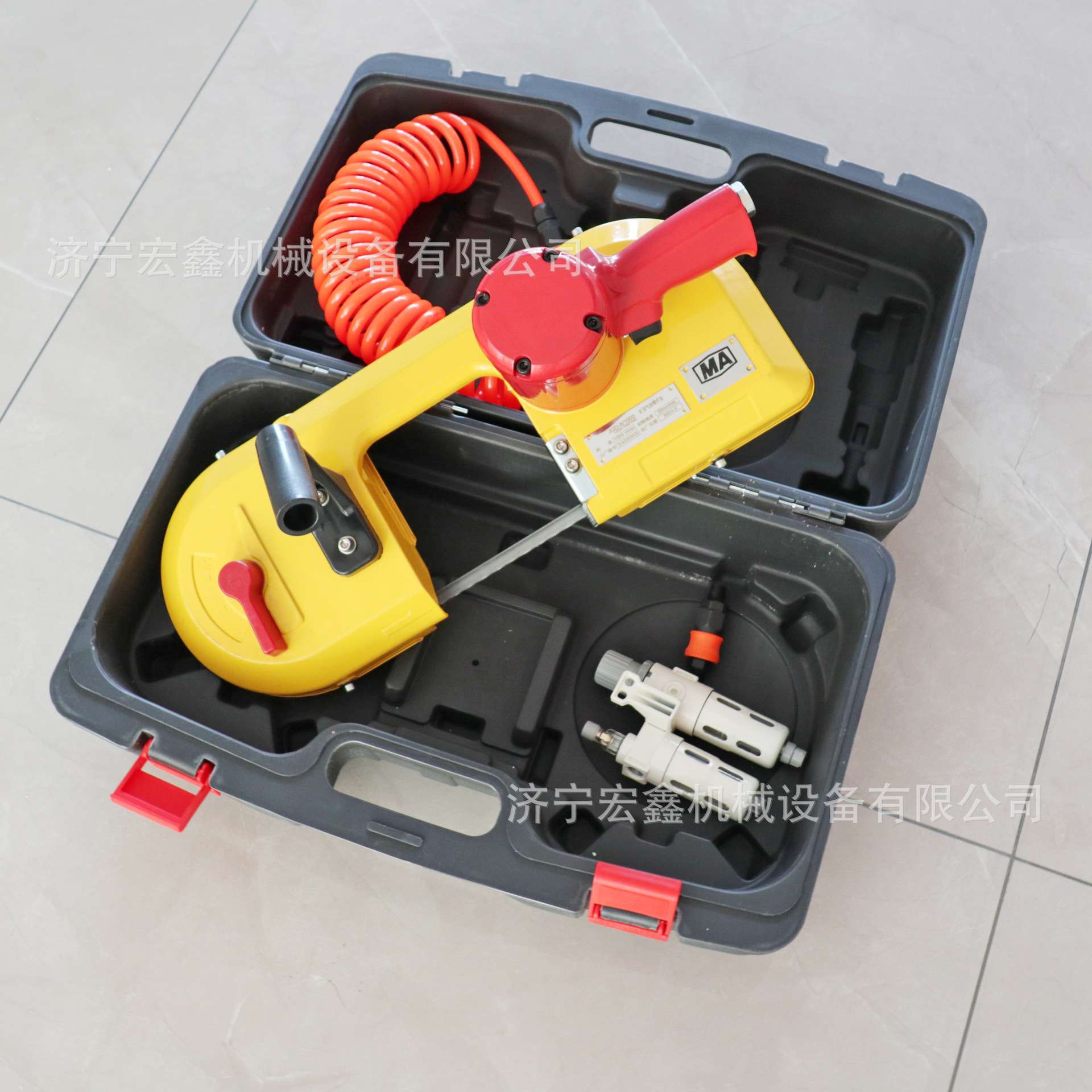 矿用气动带锯FDJ-220型手持式风动切割锯矿井专用无火花防爆线锯