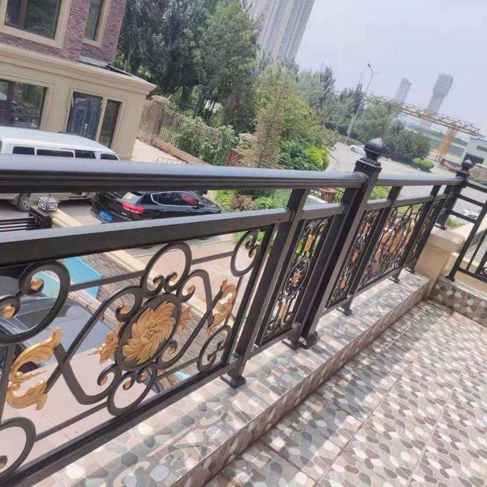 组装玻璃收藏万人阳台栏杆别墅家用简易铝艺护栏楼顶露台