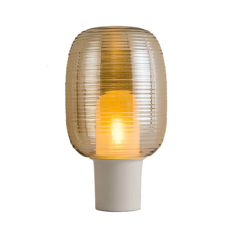 后现代简约床头灯中古北欧轻奢设计师样板房客厅卧室玻璃装饰台灯