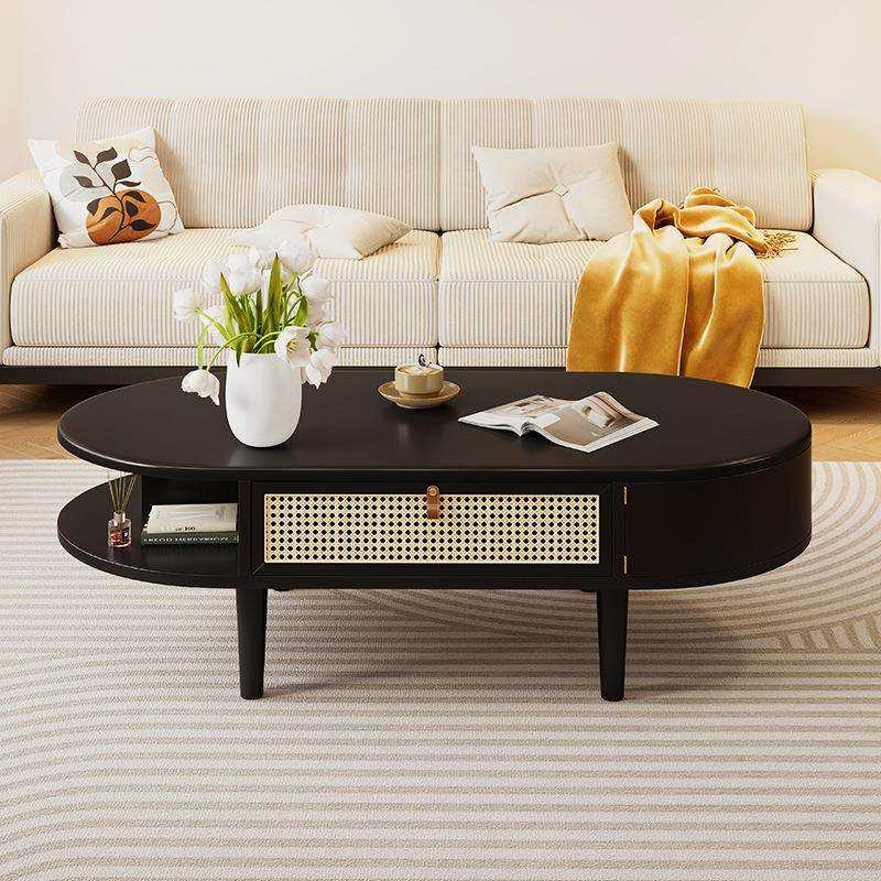 实木茶几椭圆形黑色复古藤编家用北欧简约客厅小户型岩板储物茶几,玩具/童车/益智/积木/模型,毛绒/玩偶/公仔/布艺类玩具,淘宝优惠券,粉丝福利购,淘宝优惠卷