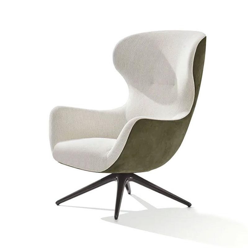 疯狂小丑椅定型棉意式极简休闲北欧单人沙发椅设计师旋转椅子客厅