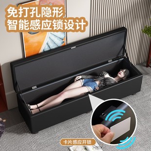 娃娃加带感应锁玩具储物密码 硅胶娃娃收纳大箱子长条可以装 锁女友
