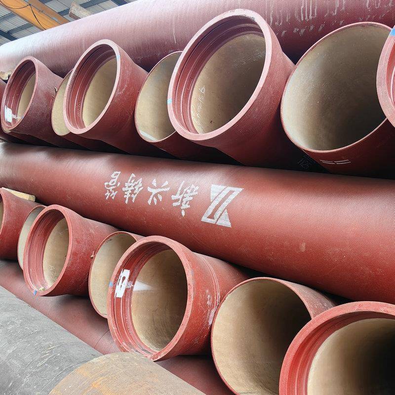 现货大口径厚壁铁管给排水球墨铸铁管离心浇筑式球墨铸铁管