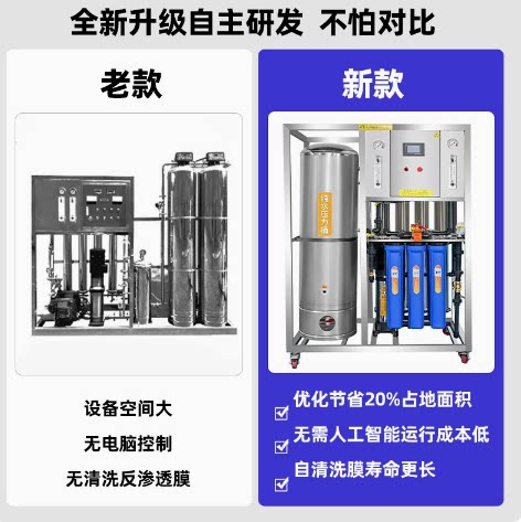 商用全自动大型反渗透净水去离子纯水高效节能工业级水处理设备