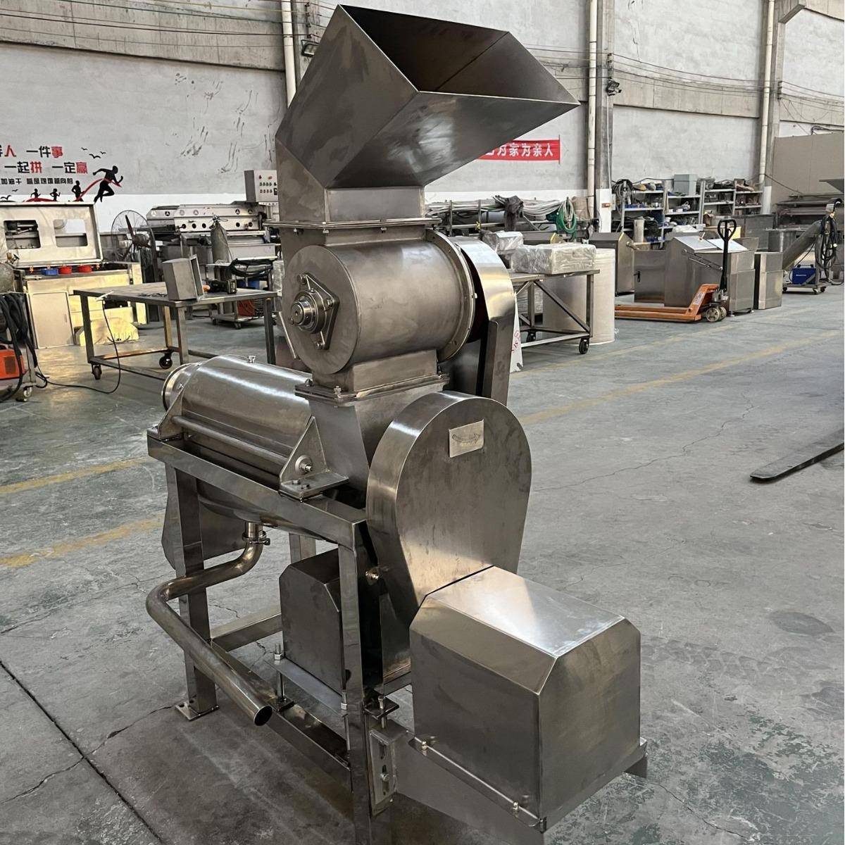 螺杆榨汁机油甘柚子果蔬商用螺旋榨汁设备源头厂家