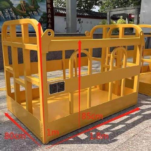外墙施工升降平台幕墙工程装修高空外墙作业安全吊篮可旋转吊框
