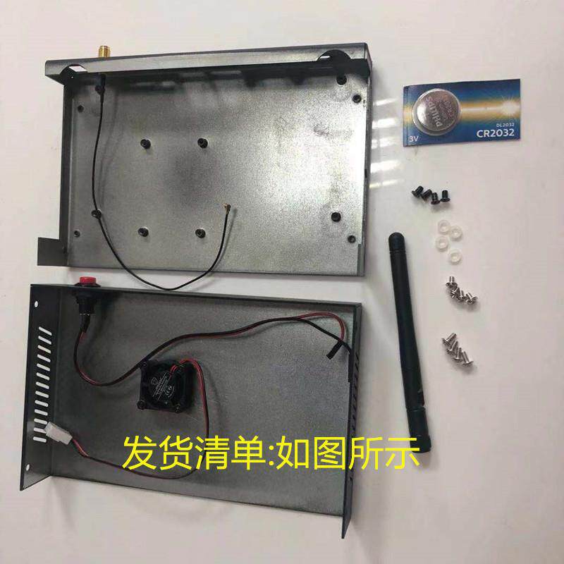 树莓派 RaspberryPi CM4 CM4IO金属外壳磨砂黑带风扇开机键