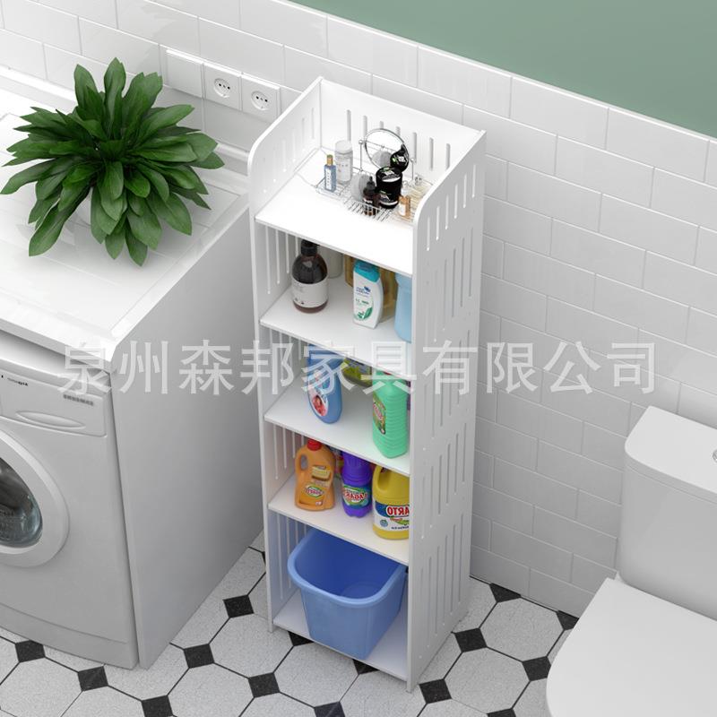 卫生间置物架水桶脸盆收纳架落地式浴室转角储物架货架展示架