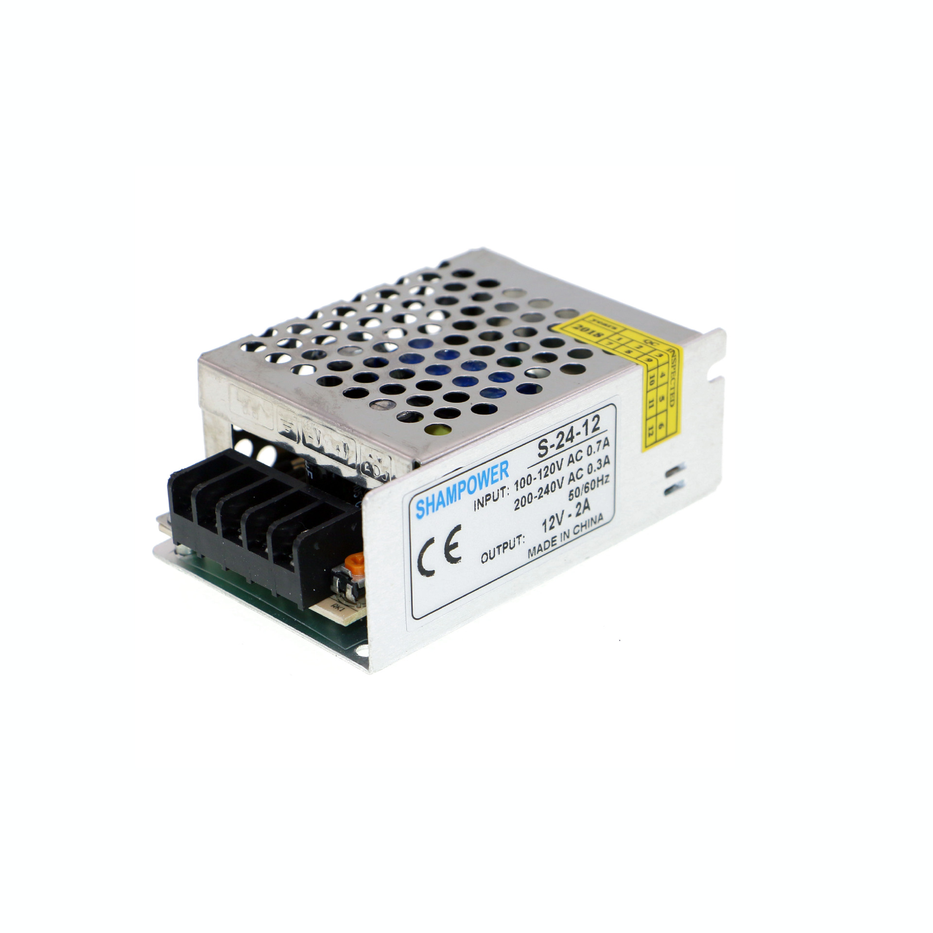 上普12V2A稳压开关电源led灯带电源24W直流变压器12V安防监控电源