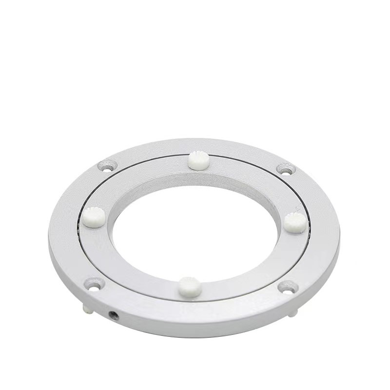 实木玻璃大理石餐桌转盘铝合金圆桌转盘 万向铝合金轴承Y转盘 18