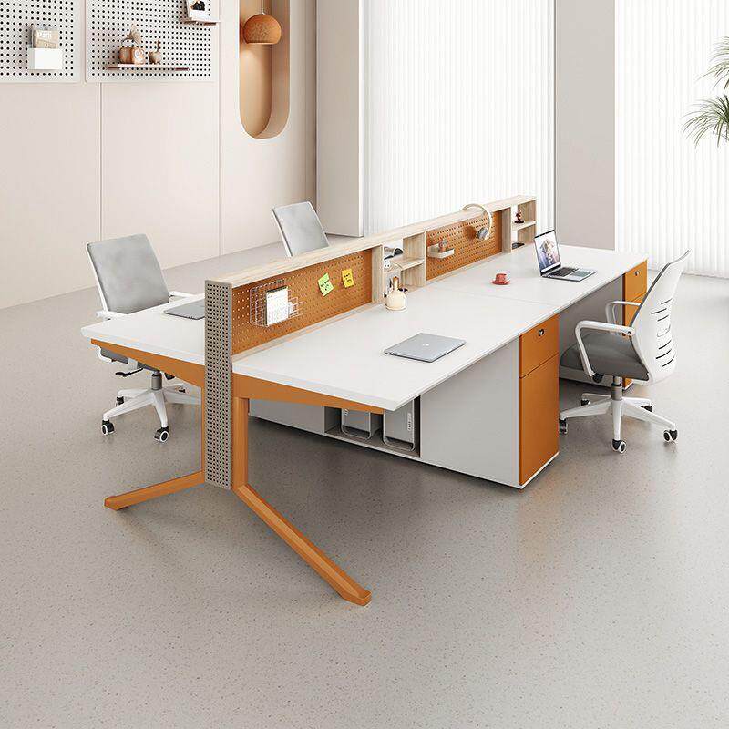办公桌简约办公桌椅组合双两4四6人位员工办公家具职员桌电脑桌