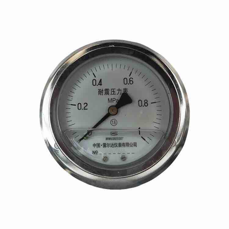 【比德斯】雷尔达耐震轴向带边压力表 现货销售 应用广泛