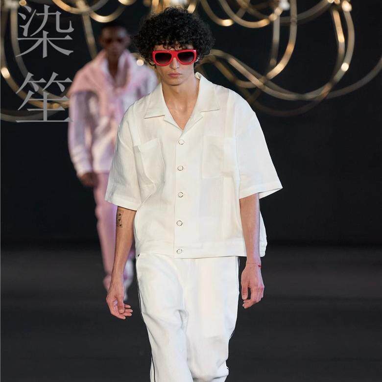 男衬衫夏装短袖春夏轻熟版修身男士衬衣纯棉真丝轻肤外套府绸免烫
