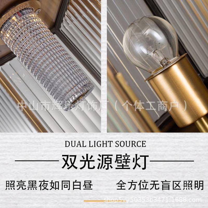 全铜太灯阳能壁墙如意灯新中式大门阳室外别墅庭院户口外防台水过