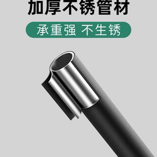 611伸缩杆晾衣神器装 打孔衣凉杆家用阳台晾顶固定式 单杆衣架挂衣