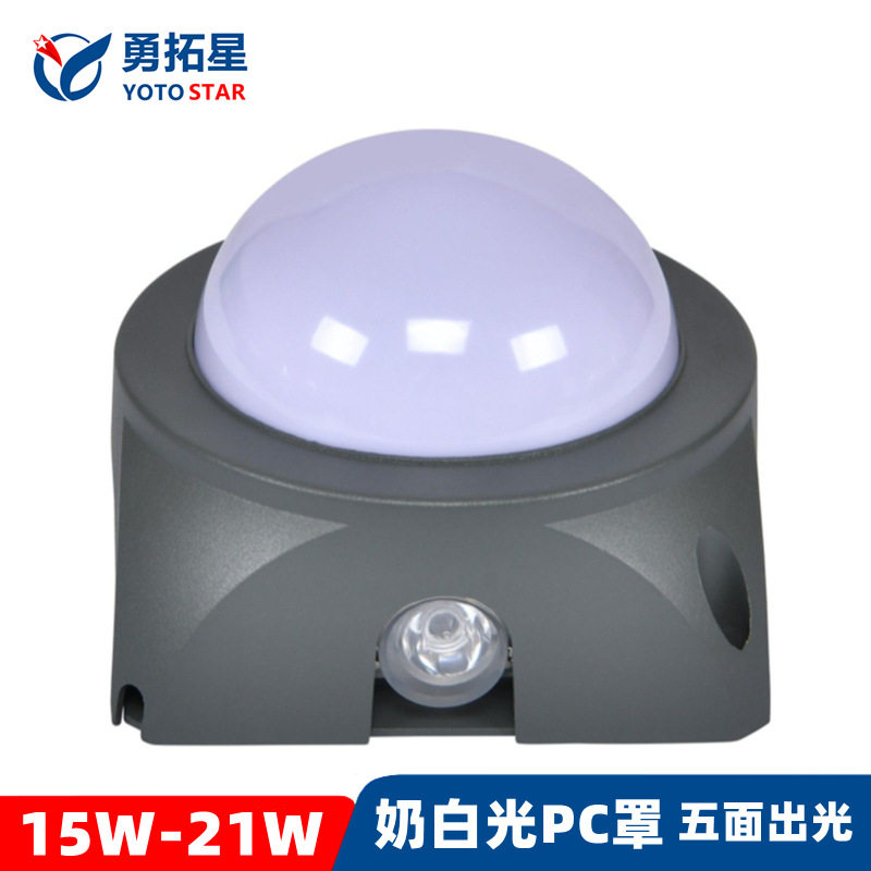 外墙装饰LED十字星光灯方形七彩防水墙壁灯酒店KTV亮化点光源壁灯