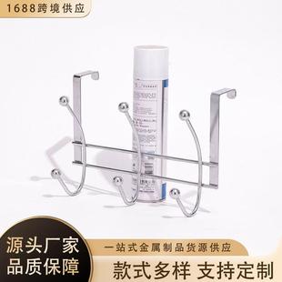 橱柜门后挂钩三连钩浴室门背毛巾挂卧室挂衣钩现货 2024新款