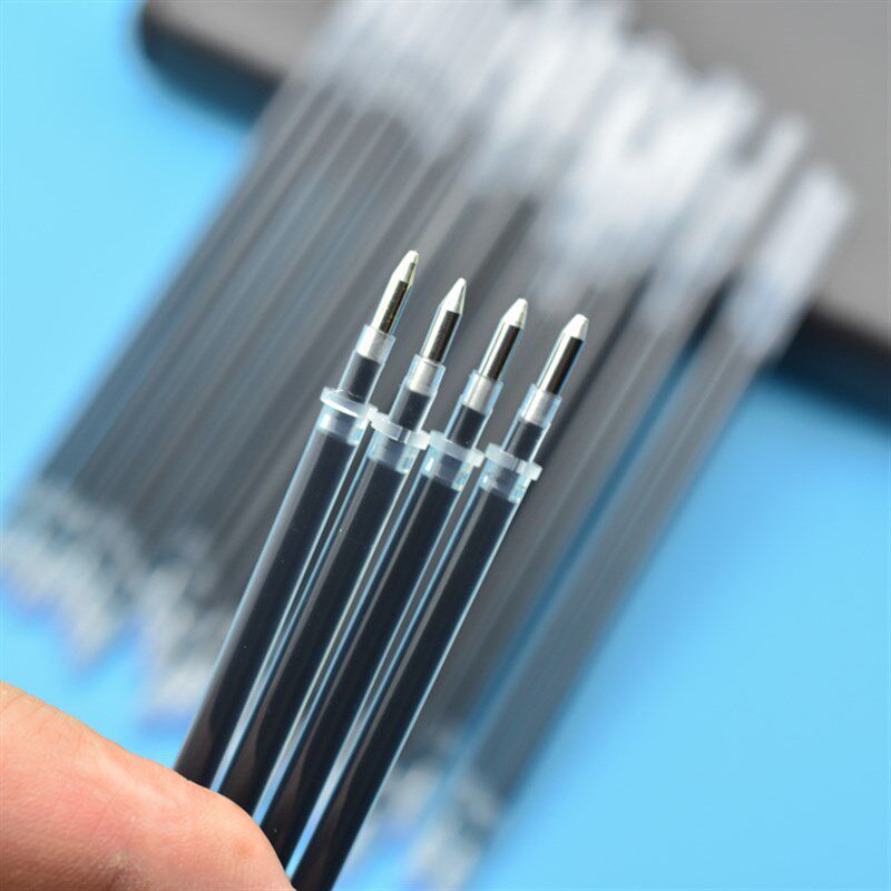中性笔芯子弹头办公商务用0.5签字笔芯0.7水笔芯1.0mm黑色粗笔芯