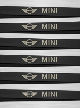 MINI迷你酷派JCW车门防撞条后视镜倒车镜防刮擦贴防碰防蹭胶条