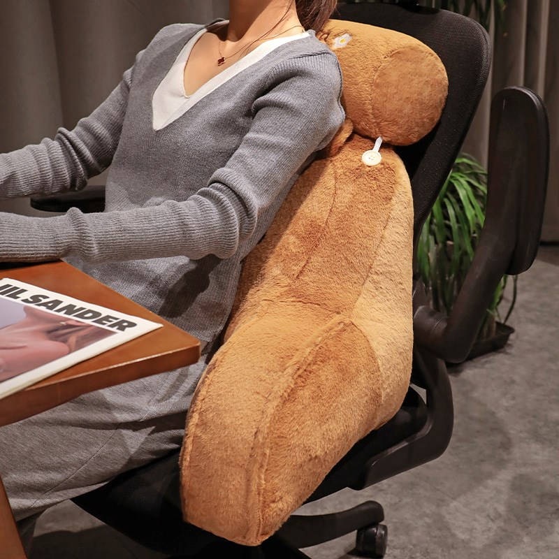 卡皮巴拉床头靠i垫2024新款沙发靠枕床上玩手机大靠背枕护腰护脖