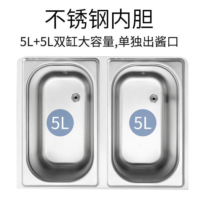 双缸双头果糖机奶茶店商用烤奶汁果糖定量机糖浆甜品食品级糖浆机图片