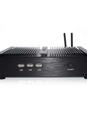 迷你电脑工控机i5-4200U/5250U双网嵌入式工业minipc瘦客户机