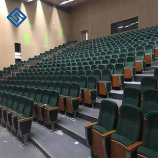 礼堂椅配件 多媒体教室报告厅椅带写字板 剧院联排椅影院座椅厂家
