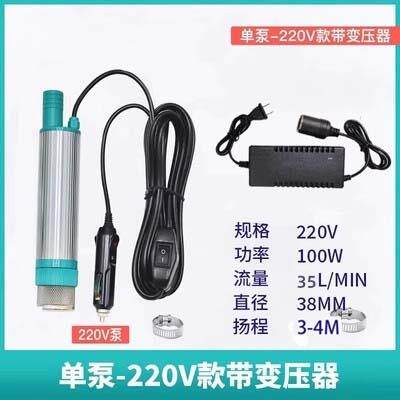 小型抽水泵机电动沉潜水泵自吸家用12v24伏220直流低压抽酒器水棒