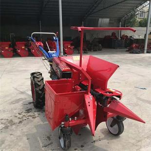 农手用扶玉车米割机 柴油自收走式CTH玉米收获机 苞米秸秆粉碎还