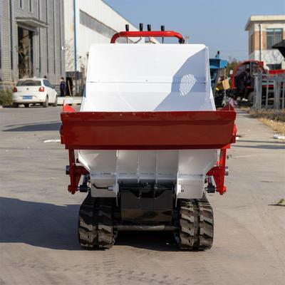 拿型前卸式压抑农翻斗车 出口加大用装载98自卸车 小型履带自卸微