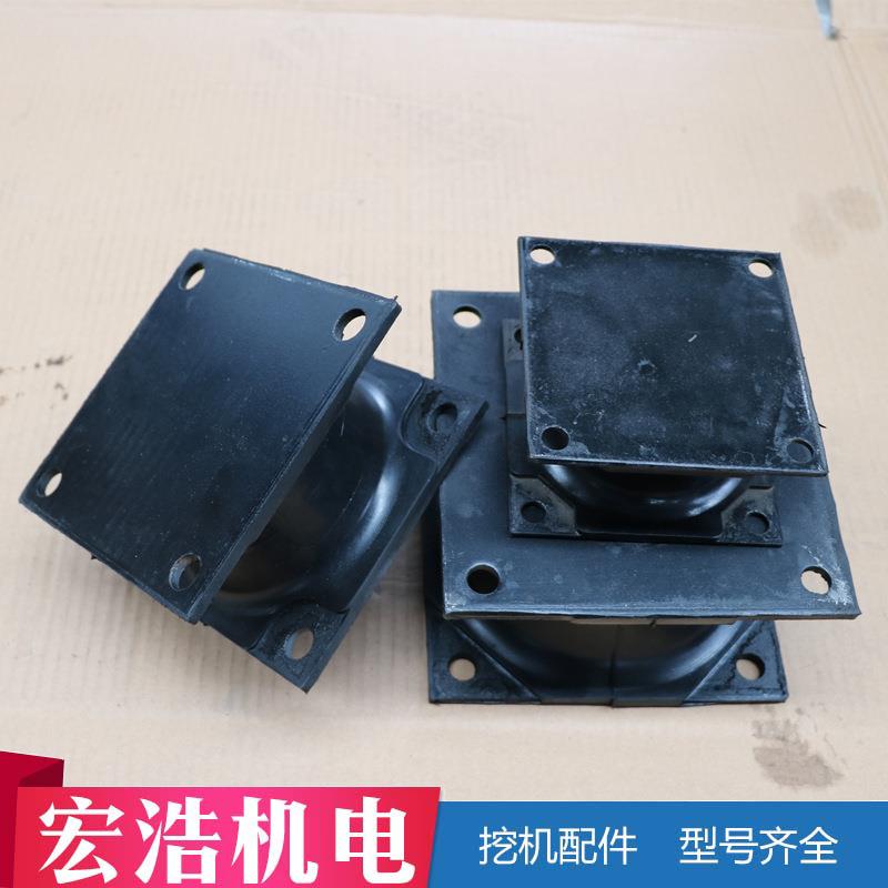 夯实器震配件橡胶减垫震 挖掘机平振动夯HH-21062配件板减块